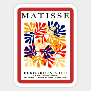 Matisse Berggruen and Cie Cutouts Abstract Print Sticker